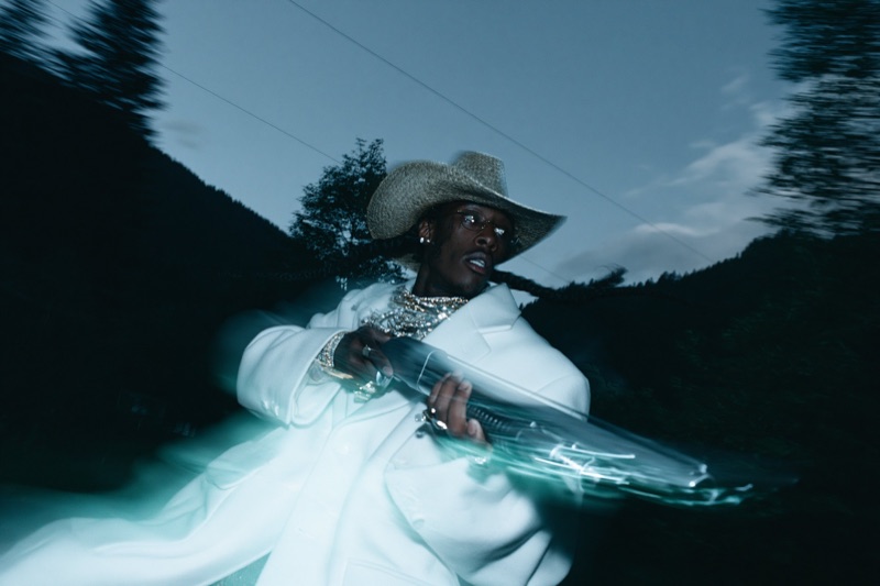 Food Again · by Allar Haltsonen · fashion motion, cowboy hat, vehicle blur