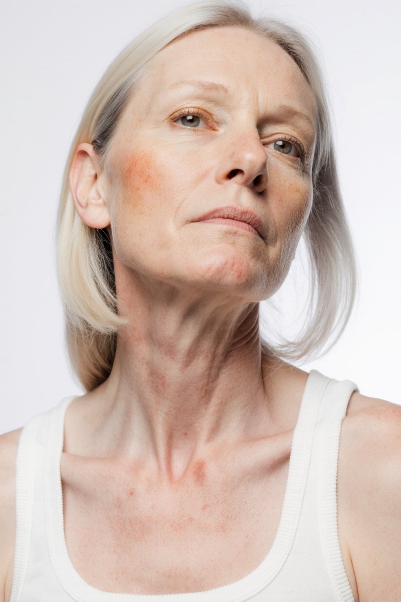 Portrait Study · by bem · portrait, beauty close-up, white backdrop