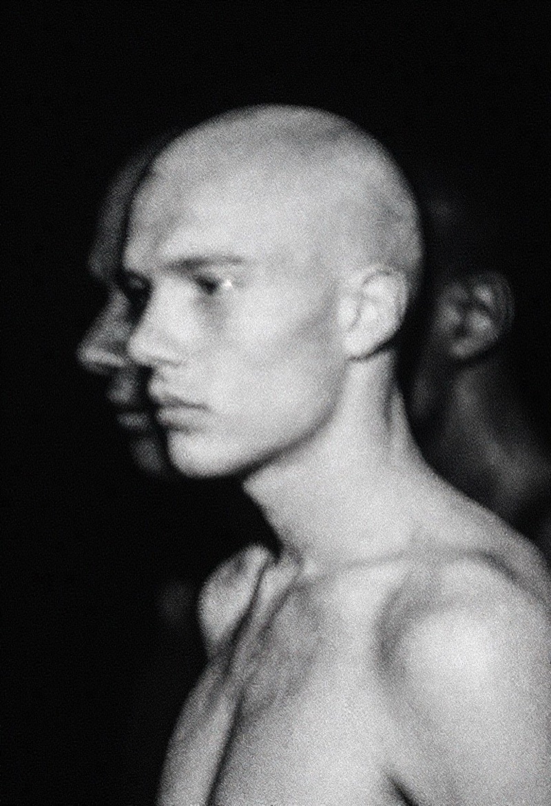 Grain Ghost · by 6vidit9 · black and white, double exposure, film grain