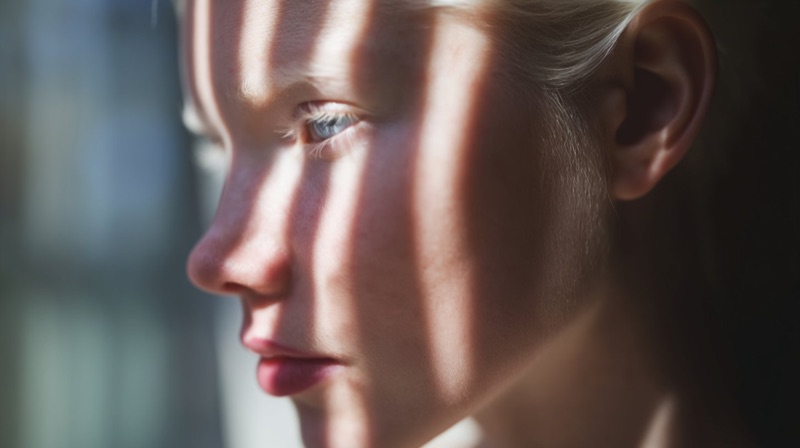 Beauty Shots With Special Lighting · by Hrant Khachatryan · beauty portraits, special lighting, striped shadow