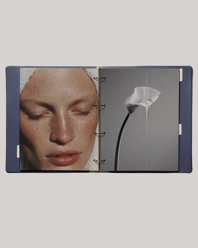 Pretty Is the Easy Part · by Hunter & Florence · beauty portrait, editorial collage, skin texture