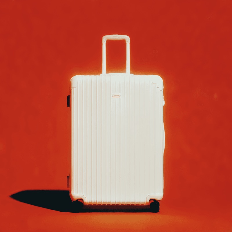 Product and Object Studies · by Jamey Gannon · product still life, travel case, smiley balloon