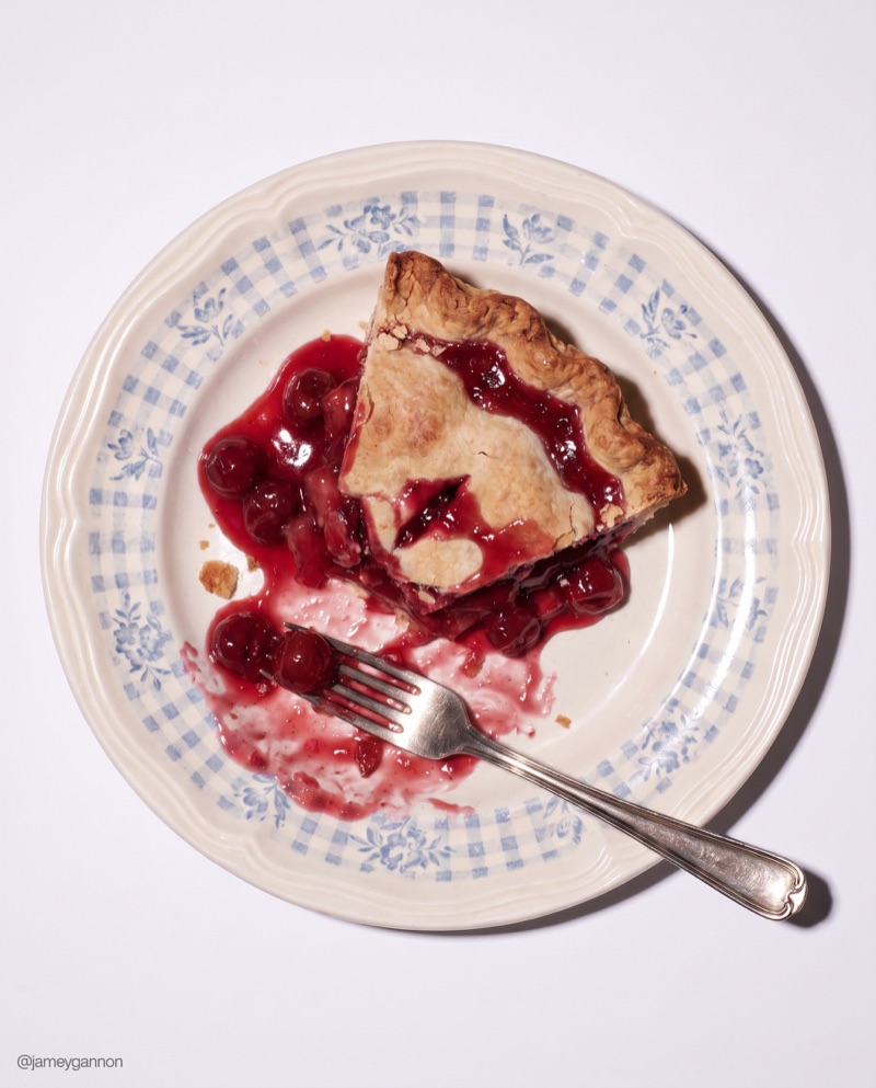 Cherry Pie · by Jamey Gannon · cherry pie, window light, americana