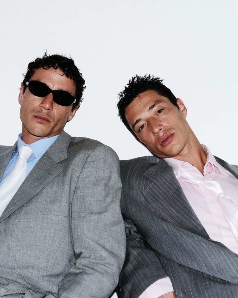 Grey Suits · by Jamey Gannon · grey suits, sunglasses, studio pair