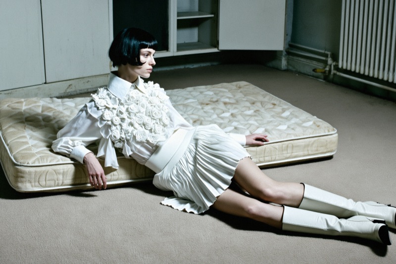 Chiaroscuro Lookbook · by RABBAI · fashion editorial, white styling, chiaroscuro