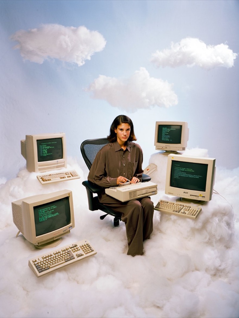 Hacker Heaven · by TheRandomIdeaFactory · retro computers, cloud workstation, CRT setup