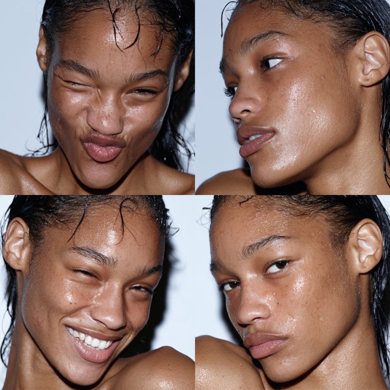 Proofs · by Salma · beauty, contact sheet, wet skin