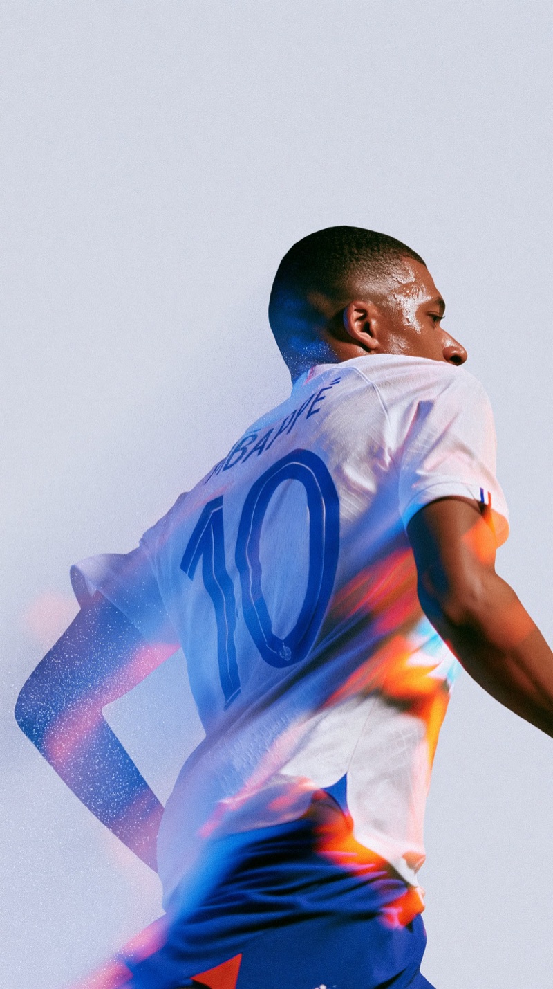 World Cup 2026 · by Salma · football kit, World Cup, blue-orange wash