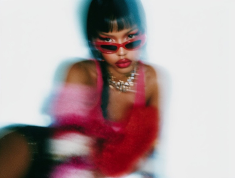 Y2K Style · by Salma · Y2K styling, red frames, motion blur